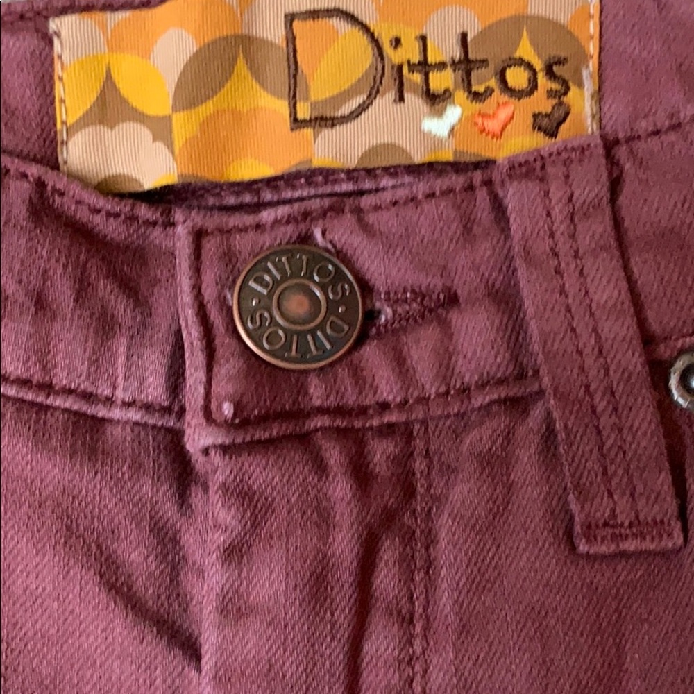 Sample! Dittos Five Pocket Rust Boot Cut Jeans - image 3